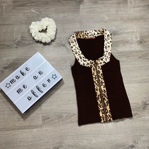 Belldini women’s brown blouse